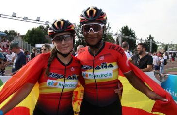 Luisa Gonzlez y Ona Rodguez, campeonas de Europa Snior y Junior de los 500m Sprint